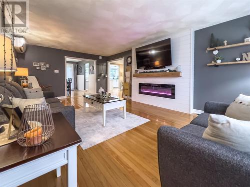 274 Marine Drive, Marystown, NL - Indoor Photo Showing Living Room With Fireplace