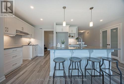 56 Silverleaf Path, St. Thomas, ON - Indoor Photo Showing Kitchen With Upgraded Kitchen