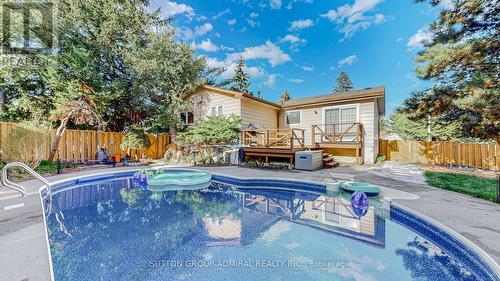 8 Lady Sarah Crescent, Toronto (Agincourt North), ON - Outdoor With In Ground Pool With Deck Patio Veranda