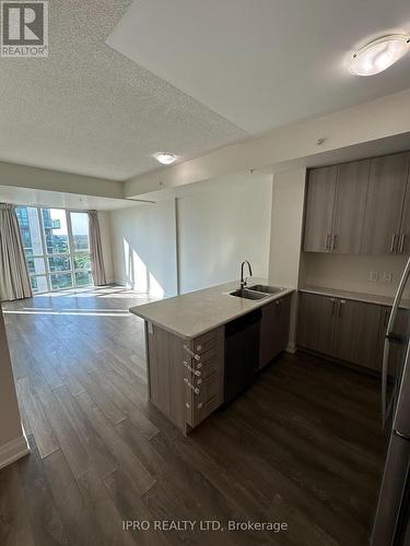 1008 - 65 Yorkland Boulevard, Brampton, ON - Indoor Photo Showing Kitchen With Double Sink