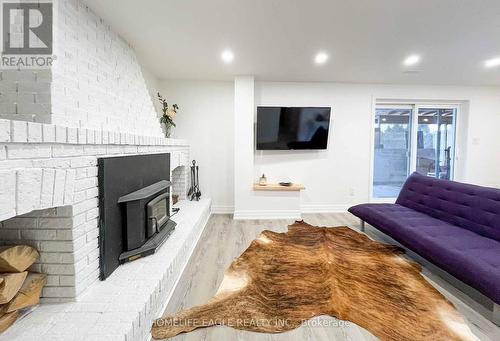 143 Sand Road, East Gwillimbury (Holland Landing), ON - Indoor Photo Showing Living Room With Fireplace