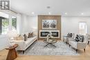 203 Medland Street, Toronto (Junction Area), ON  - Indoor Photo Showing Living Room With Fireplace 