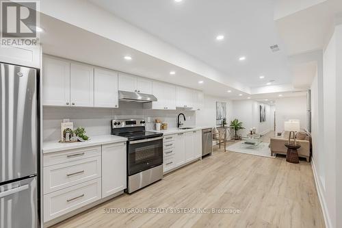 203 Medland Street, Toronto (Junction Area), ON - Indoor Photo Showing Kitchen With Upgraded Kitchen