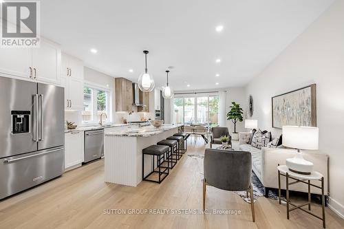 203 Medland Street, Toronto (Junction Area), ON - Indoor Photo Showing Kitchen With Upgraded Kitchen