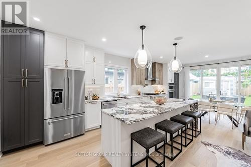 203 Medland Street, Toronto (Junction Area), ON - Indoor Photo Showing Kitchen With Upgraded Kitchen