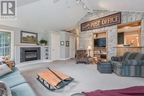 380 Garafraxa Street W, Centre Wellington (Fergus), ON - Indoor Photo Showing Living Room With Fireplace