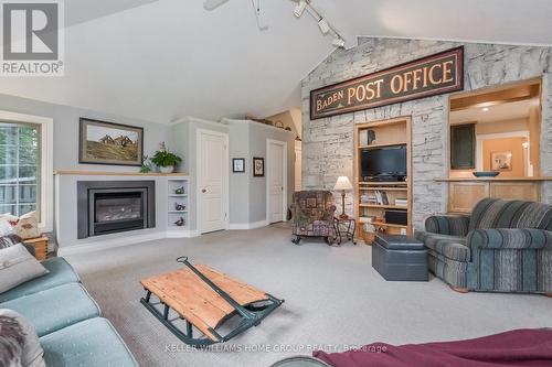 380 Garafraxa Street W, Centre Wellington, ON - Indoor Photo Showing Living Room With Fireplace