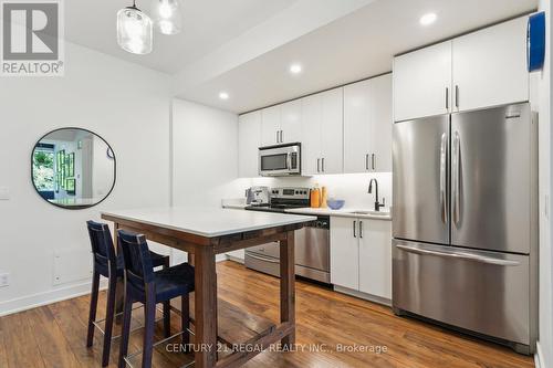 312 - 25 Ritchie Avenue, Toronto (Roncesvalles), ON - Indoor Photo Showing Kitchen With Stainless Steel Kitchen