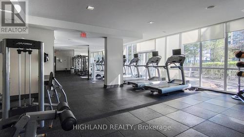 1803 - 4070 Confederation Parkway, Mississauga (City Centre), ON - Indoor Photo Showing Gym Room