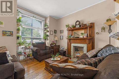 311-313 Main Street W, Hamilton, ON - Indoor Photo Showing Living Room With Fireplace