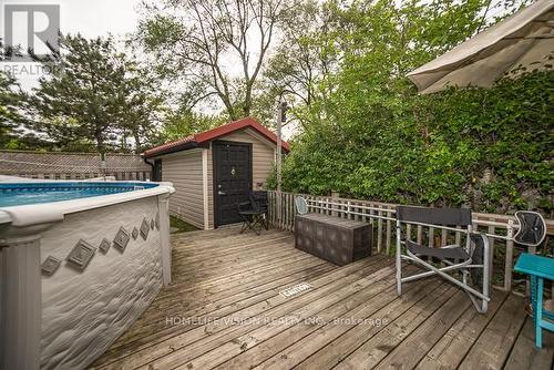 6 Flavian Crescent, Brampton (Southgate), ON - Outdoor With Above Ground Pool With Deck Patio Veranda With Exterior