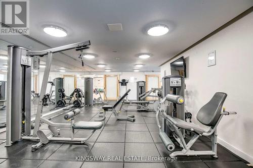 1101 - 225 Webb Drive, Mississauga, ON - Indoor Photo Showing Gym Room