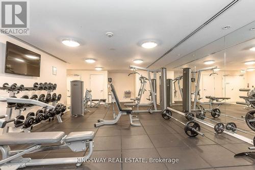 1101 - 225 Webb Drive, Mississauga, ON - Indoor Photo Showing Gym Room