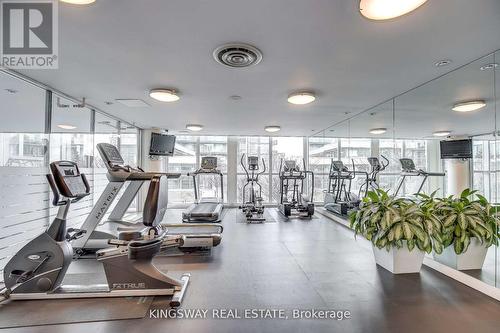 1101 - 225 Webb Drive, Mississauga, ON - Indoor Photo Showing Gym Room