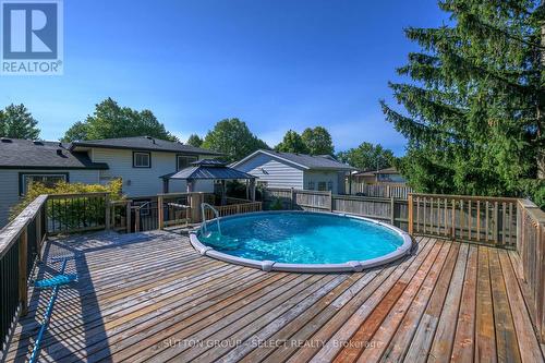 59 Kinburn Crescent, London, ON - Outdoor With Above Ground Pool With Deck Patio Veranda With Exterior