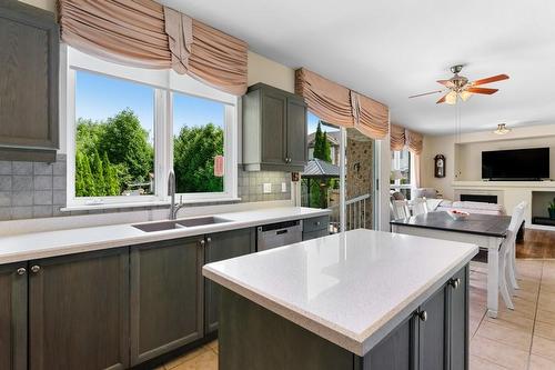 2247 Pathfinder Drive, Burlington, ON - Indoor Photo Showing Kitchen With Double Sink