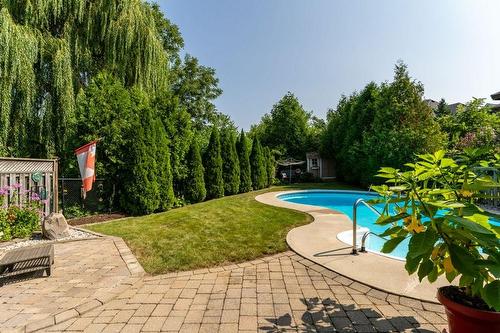 2247 Pathfinder Drive, Burlington, ON - Outdoor With In Ground Pool With Deck Patio Veranda