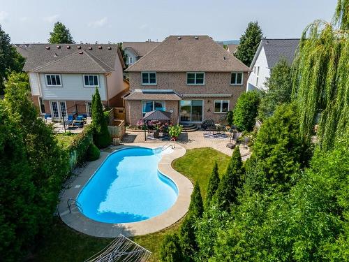 2247 Pathfinder Drive, Burlington, ON - Outdoor With In Ground Pool With Deck Patio Veranda