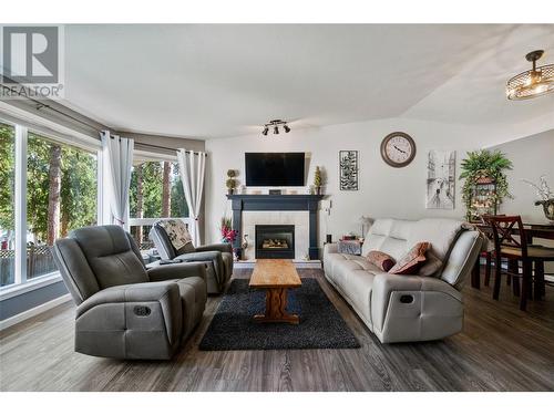 2876 Juniper Crescent, Blind Bay, BC - Indoor Photo Showing Living Room With Fireplace