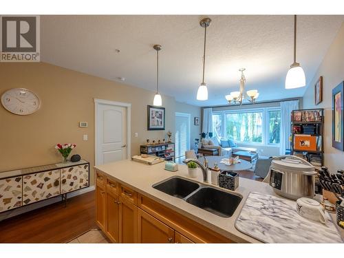 3313 Wilson Street Unit# 203, Penticton, BC - Indoor Photo Showing Kitchen With Double Sink