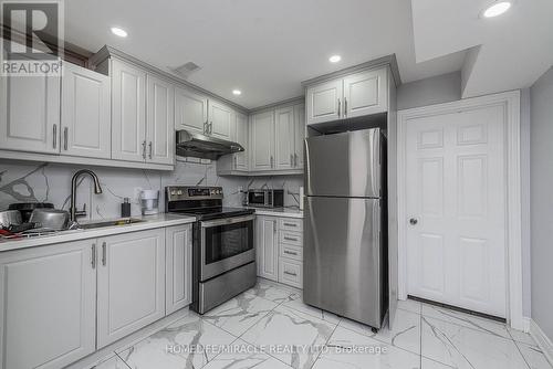 17 Bachelor Street, Brampton, ON - Indoor Photo Showing Kitchen With Stainless Steel Kitchen