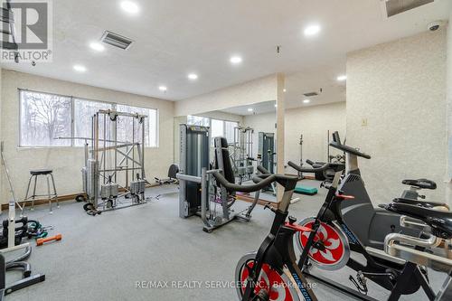 1001 - 3695 Kaneff Crescent, Mississauga (Mississauga Valleys), ON - Indoor Photo Showing Gym Room