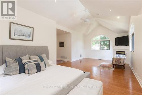 247 Colchester Drive, Oakville (Eastlake), ON - Indoor Photo Showing Bedroom With Fireplace