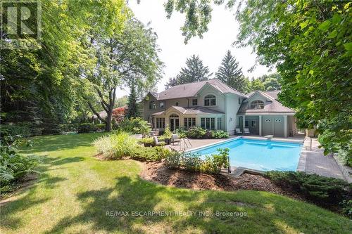 247 Colchester Drive, Oakville (Eastlake), ON - Outdoor With In Ground Pool With Backyard