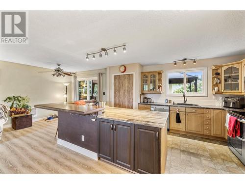 2197 Gallagher Road, Kelowna, BC - Indoor Photo Showing Kitchen With Double Sink