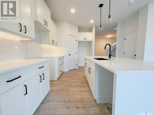 174 Schmeiser Lane, Saskatoon, SK - Indoor Photo Showing Kitchen With Upgraded Kitchen