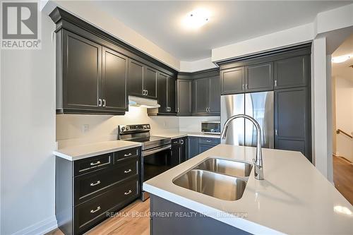 14 Bayberry Lane, Hamilton, ON - Indoor Photo Showing Kitchen With Stainless Steel Kitchen With Double Sink With Upgraded Kitchen