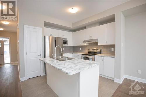 46 Damselfish Walk, Ottawa, ON - Indoor Photo Showing Kitchen With Stainless Steel Kitchen With Double Sink With Upgraded Kitchen