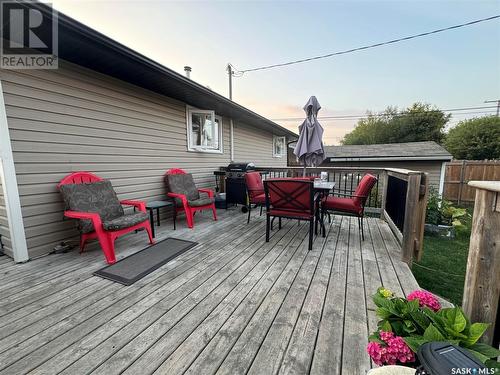 816 14Th Street, Humboldt, SK - Outdoor With Deck Patio Veranda With Exterior