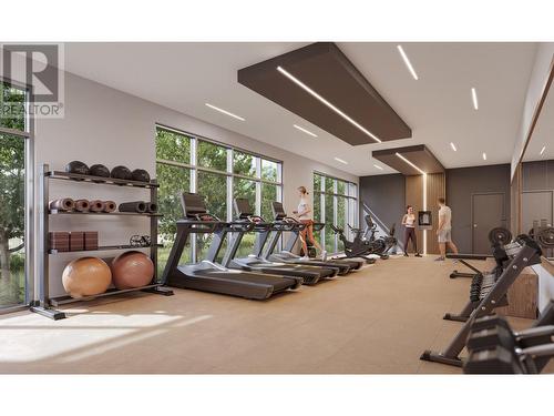 1280 Sutherland Avenue Unit# 201, Kelowna, BC - Indoor Photo Showing Gym Room