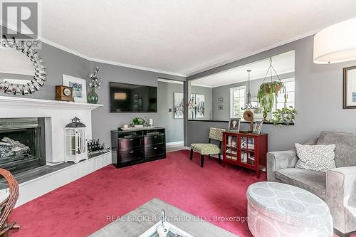 1519 1 Line N, Oro-Medonte, ON - Indoor Photo Showing Living Room With Fireplace