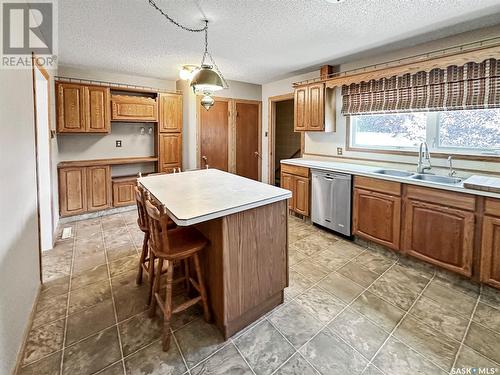 711 7Th Avenue Ne, Swift Current, SK - Indoor Photo Showing Kitchen With Double Sink