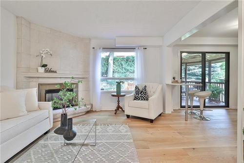 44 Killarney Court, Brampton, ON - Indoor Photo Showing Living Room With Fireplace