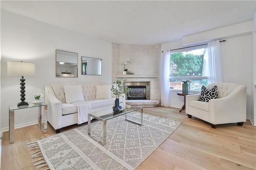 44 Killarney Court, Brampton, ON - Indoor Photo Showing Living Room With Fireplace