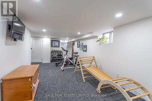 16 French Avenue, Toronto (Rockcliffe-Smythe), ON - Indoor Photo Showing Gym Room