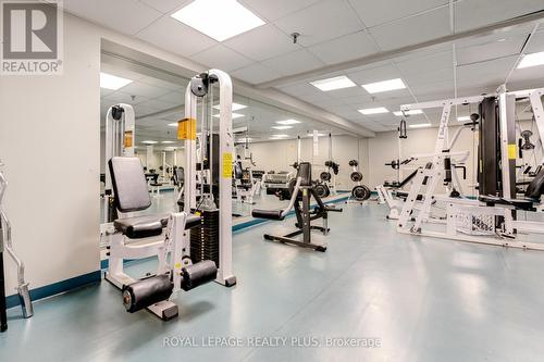 312 - 2177 Burnhamthorpe Road W, Mississauga, ON - Indoor Photo Showing Gym Room