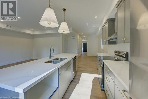 20 Stanley Avenue, Kitchener, ON - Indoor Photo Showing Kitchen With Double Sink With Upgraded Kitchen