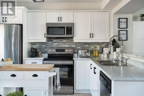 1865 Liatris Drive, Pickering, ON - Indoor Photo Showing Kitchen With Stainless Steel Kitchen With Double Sink With Upgraded Kitchen