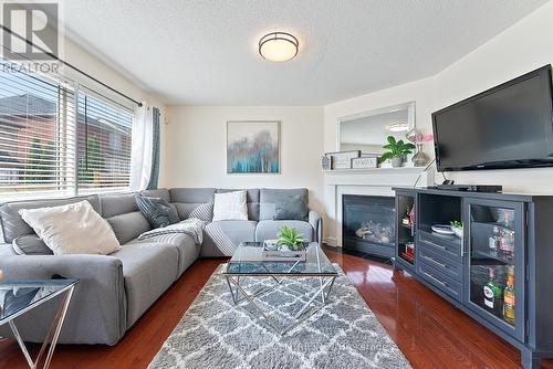 21 Ponymeadow Way, Brampton (Credit Valley), ON - Indoor Photo Showing Living Room With Fireplace