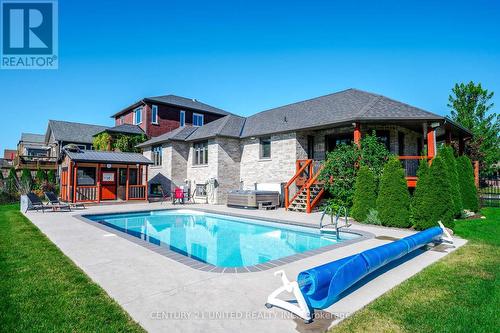 435 Raymond Street, Peterborough (Northcrest), ON - Outdoor With In Ground Pool With Backyard