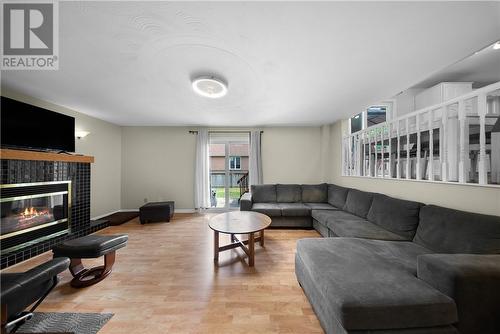 797 Tulane Avenue, Sudbury, ON - Indoor Photo Showing Living Room With Fireplace