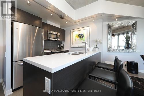 1104 - 318 King Street E, Toronto, ON - Indoor Photo Showing Kitchen With Stainless Steel Kitchen With Double Sink With Upgraded Kitchen