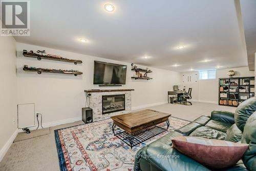 412 Valermo Drive, Toronto (Alderwood), ON - Indoor Photo Showing Living Room With Fireplace