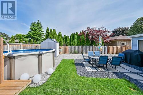 23 Ameer Drive, St. Catharines, ON - Outdoor With Above Ground Pool With Exterior