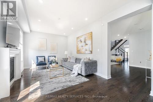 58 Russell Creek Drive, Brampton (Sandringham-Wellington North), ON - Indoor Photo Showing Other Room With Fireplace