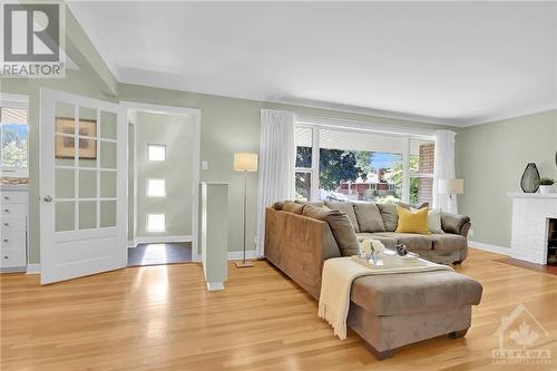 2063 Neepawa Avenue, Ottawa, ON - Indoor Photo Showing Living Room With Fireplace